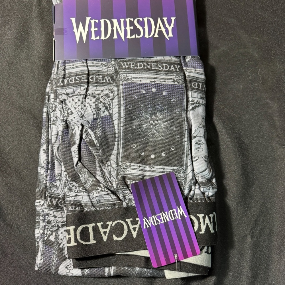 Wednesday Graphic Pajama Pants Size 2 2X NWT - Picture 1 of 3
